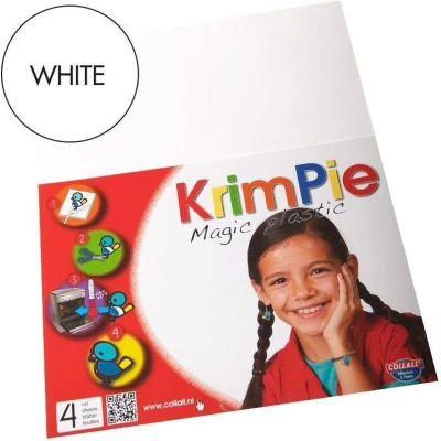 Afbeelding van Collall Krimpie Magic Plastic wit 4 VL 1 PK COLKPWT4