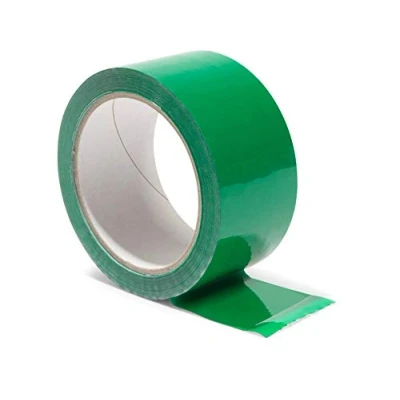 Afbeelding van Modulor verpakkingstape, gekleurde polypropyleenkleefband, geluidsarme afwikkelende verpakkingstape met acrylkleefstof, breedte 5 cm x lengte 66 m, 48 µm dik, groene