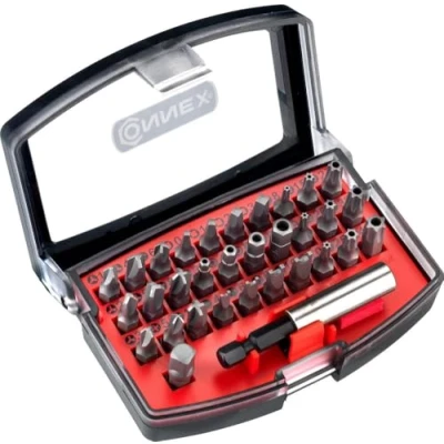Afbeelding van Connex COXB973732 Beveiliging Schroevendraaier Bit Set, Multi Colour, Set van 32 Stuk