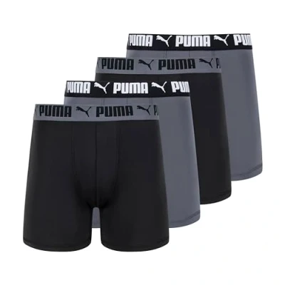 Afbeelding van PUMA Heren retroshorts, zwart/grijs, XL