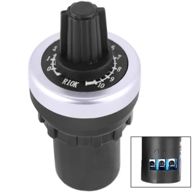 Afbeelding van Litensh LA42DWQ 22mm 10 K Gouverneur Rotary Potentiometer Pot Omvormer Converter Weerstand Variabele Snelheid Drive Schakelaar, ohm