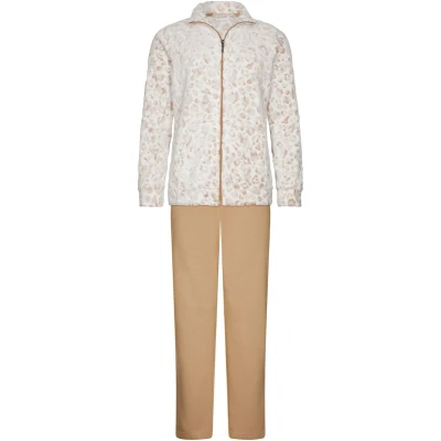 Afbeelding van Pastunette Huispak Beige Animal Fleece/Badstof Maat 42