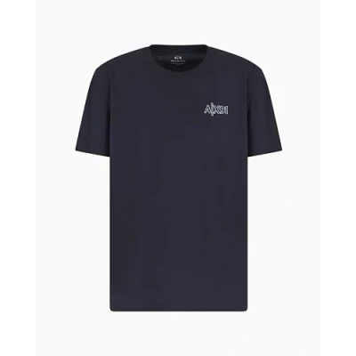 Afbeelding van Armani Exchange Tshirt basic, Heren, Maat: Large, Deep navy