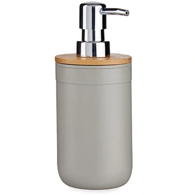 Afbeelding van Berilo Zeeppompje zeepdispenser kunststof lichtgrijs 350 ml