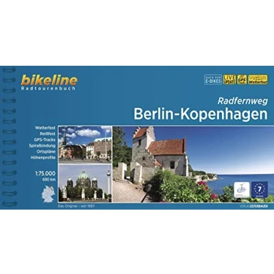 Afbeelding van Radfernweg Berlin Kopenhagen: 1:75.000, 690 km, wetterfest/reißfest, GPS Tracks Download, LiveUpdate