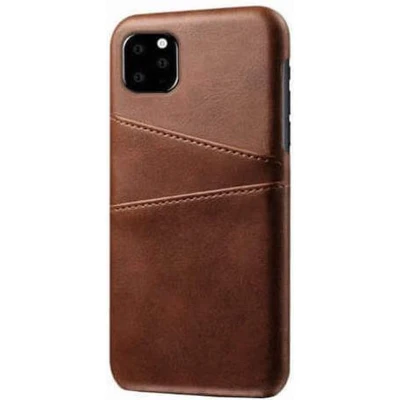 Afbeelding van Casecentive Leren Wallet back case iPhone 12 / Pro brown