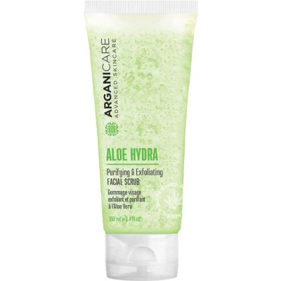 Afbeelding van Arganicare Agranicare Aloe Hydra Zuiverende &amp; Exfoliërende gezichtsscrub
