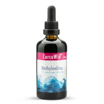 Afbeelding van methyleenblauw 100 ml druppels van CurcuWid oplossing met 99,9% zuiverheid 1%
