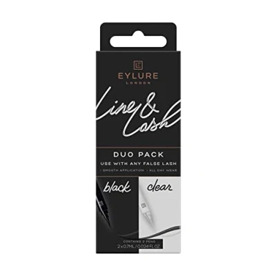 Afbeelding van Eylure Line and Lash DUO Kit Zwart en Clear Lijm