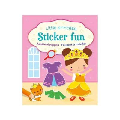 Afbeelding van Little princess Sticker Fun Aankleedpoppen / Poupées à habiller (Pap