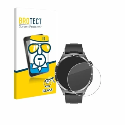 Afbeelding van BROTECT 9H gepantserde glazen screenprotector Helder Transparant glas, Smartwatch beschermfolie,