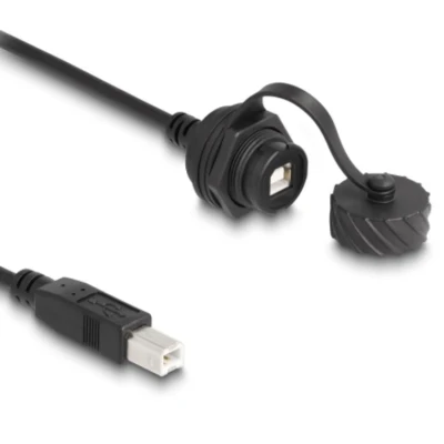 Afbeelding van Delock Kabel USB 2.0 Typ B Stecker zu Buchse zum Einbau