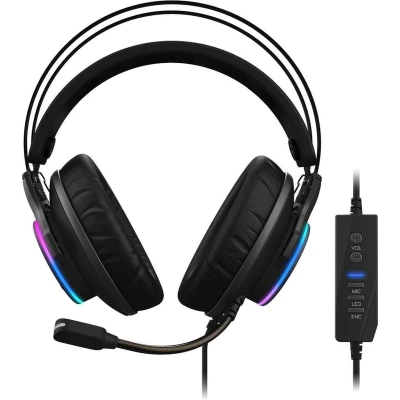 Afbeelding van Hoofdtelefoon met microfoon Gigabyte GP AORUS H1 Zwart Multicolour (1 Stuks)