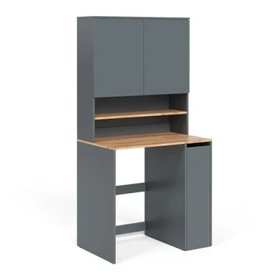 Afbeelding van Vicco Wasmachinekast Victor, antraciet/Goldkraft Eiken, 93,6 x 88,2 cm, 2 delen met plank