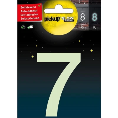 Afbeelding van Glow in the dark Huisnummer 7 Pickup