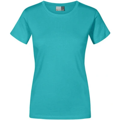 Afbeelding van Damesshirt &#039;Premium T&#039; met ronde hals Jade XS