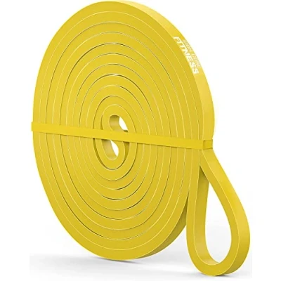 Afbeelding van Iron Core Fitness Lichte weerstandsband omhoog trekken met flexibiliteit voor mobiliteit, fitnesstraining, stretchtherapie, yoga 2 10 kg (geel, XS)