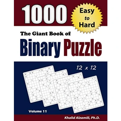 Afbeelding van Adult Activity Books The Giant Book of Binary Puzzle