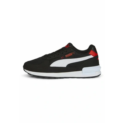 Afbeelding van Puma Graviton JR Sneakers laag Black white red voor kinderen, Maat: 35.5, Kunststof