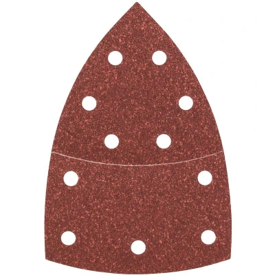 Afbeelding van Bosch Accessoires Schuurblad G80 Wp 11 Gaten Velc 10 delig 2609256A63