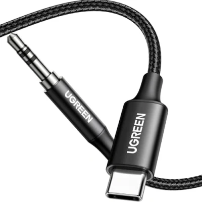 Afbeelding van UGREEN USB C naar Aux kabel Adapterkabel Jack met DAC Chip compatibel iphone 15/15pro/15plus/15pro max/iPad Pro/Air, Galaxy S24 serie, S23 Ultra/S23/S22/S21, Huawei P60/50/40