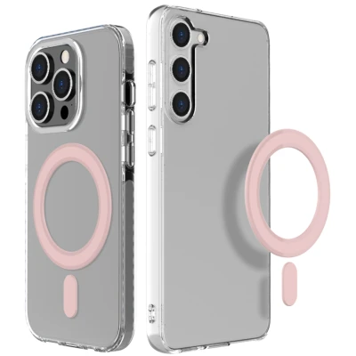 Afbeelding van iMoshion MagSafe sticker met installatiehulp Roze