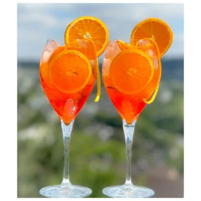Afbeelding van Topkapi Aperol Spritz glas Mara XL glazen, cocktailglas, 445 ml, professioneel voor Spritz, Hugo, Amalfi, cocktails, 6 stuks