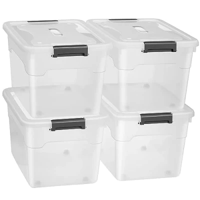Afbeelding van Opbergbox / Opslagdoos 45 L Kunststof 4 Delig Incl. Deksel