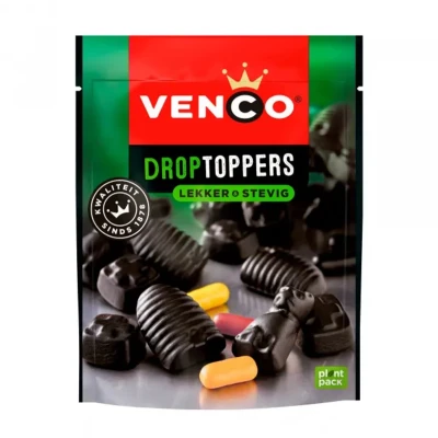 Afbeelding van Venco Droptoppers Lekker Stevig Zak 225 Gr