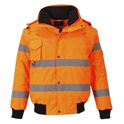 Afbeelding van Hi Vis 3 in 1 Bomberjack maat Large, Orange