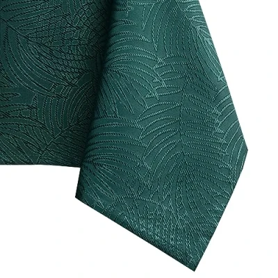 Afbeelding van AmeliaHome tafelkleed lotuseffect waterafstotend linnenlook Agaat Groen Gaia 150x220 cm