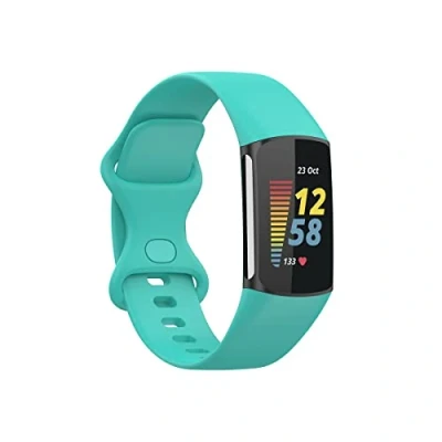 Afbeelding van Digicharge Vervangend bandje voor FitBit Charge 5 bandjes, Fit Bit Charge5 polsbandjes sportbandjes dames en heren, keuze uit kleuren afmetingen, Small