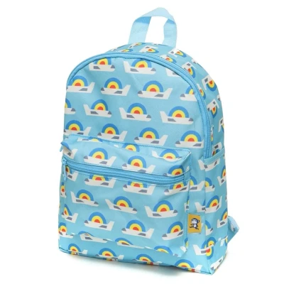 Afbeelding van Petit Monkey rugzak airplanes blue
