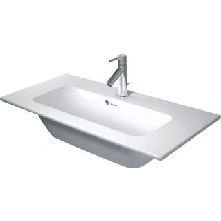Afbeelding van Duravit Me by Starck Compact meubelwastafel mat wit (83 x 40 cm)