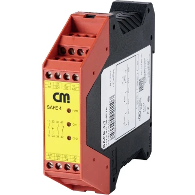Afbeelding van CM Manufactory SAFE 4.1 Veiligheidsrelais Voedingsspanning (num): 230 V/AC 3x NO, 1x NC 1 stuk(s)