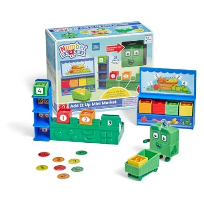 Afbeelding van Learning Resources Numberblocks Mini Market toevoegen en tellen, leeftijd 3+