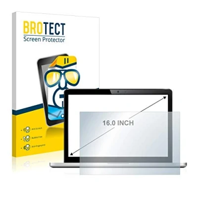 Afbeelding van BROTECT Screenprotector voor Laptops met 16 inch Schermen [354 mm x 199 mm, 16:9] Folie Beschermfolie transparant