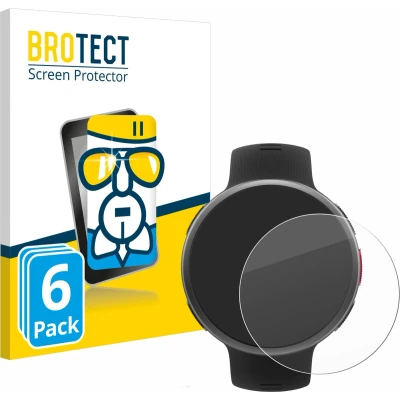 Afbeelding van BROTECT Screenprotector voor Polar Vantage V2 Folie Beschermfolie Beschermglas transparant (6 Stuks)