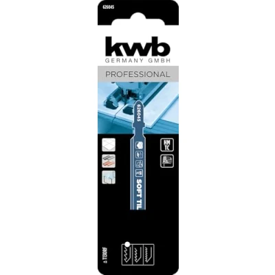 Afbeelding van kwb Decoupeerzaagblad voor tegels, HM bestrooid (geschikt vloertegels, dakpannen, glas, hardmetaal, bimetaal, T opname)