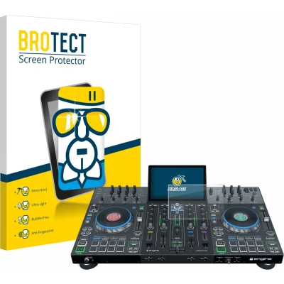 Afbeelding van BROTECT Screenprotector voor Denon DJ Prime 4+ Folie Beschermfolie Beschermglas transparant