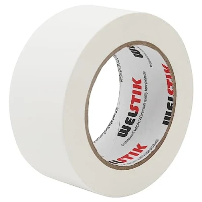 Afbeelding van WELSTIK Dunne Gaff Tape 50MM*30.2M Gaffa Matt Doek Tape, Wit