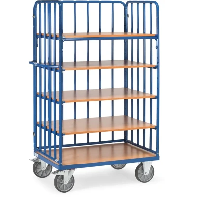 Afbeelding van fetra 8352 1 Etagewagen Staal Poedercoating Laadvermogen (max.): 500 kg Stralend blauw (RAL 5007)