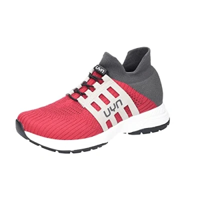 Afbeelding van UYN Sneakers laag, Dames, Maat: 37, Bordeaux/grau Textiel