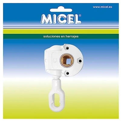 Afbeelding van Mechanisme voor oprolbare luifel Micel TLD05 Wit 7,7 x 3,5 13,5 cm Handboek 1:7