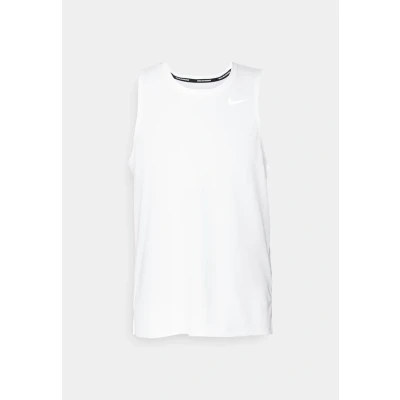 Afbeelding van Nike Performance Miler TANK Top, Heren, Maat: Small, White/reflective silver