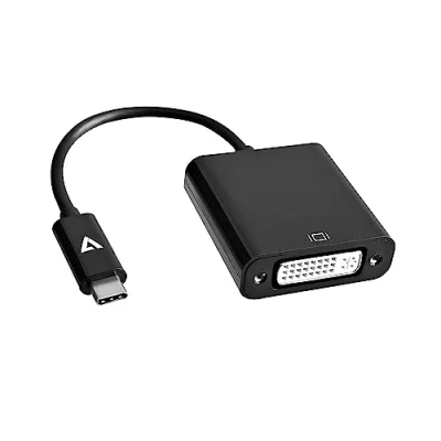 Afbeelding van Adapter USB C naar DVI V7 V7UCDVI BLK 1E
