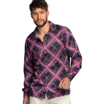Afbeelding van Boland Shirt Summer night (XXL) Volwassenen Hawaii Carnaval Strandfeest Themafeest