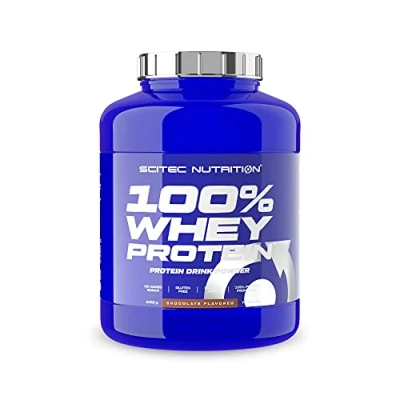 Afbeelding van Scitec Nutrition 100% Whey Protein Glutenvrij Palmolievrij Ondersteunt spiergroei Ideaal voor sporters, 2.35 kg, Chocolade