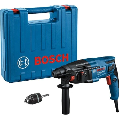 Afbeelding van Bosch Professional boorhamer GBH 2 21 (met SDS plus, incl. snelspanboorhouder, extra handgreep, machinedoek, diepteaanslag, in opbergkoffer)