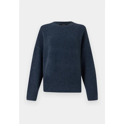 Afbeelding van Vero Moda Vmboom O NECK Pullover Trui, Dames, Maat: Large, Navy blazer